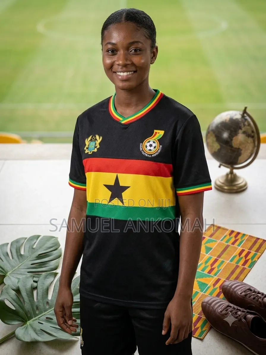 Sleek Ghana Gfa Supporter Jersey – High Quality
