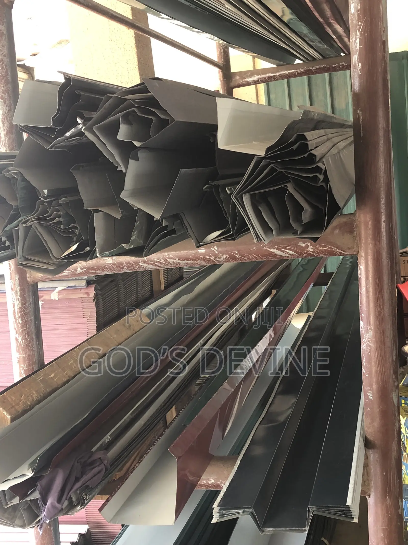 Ridge Caps , Rain Gutters and Valley Gutters