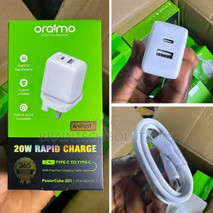 Original Oraimo Fast Charger. (Type-C to Type-C)
