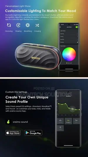 Original Oraimo Spacebox 8w Bluetooth Speaker