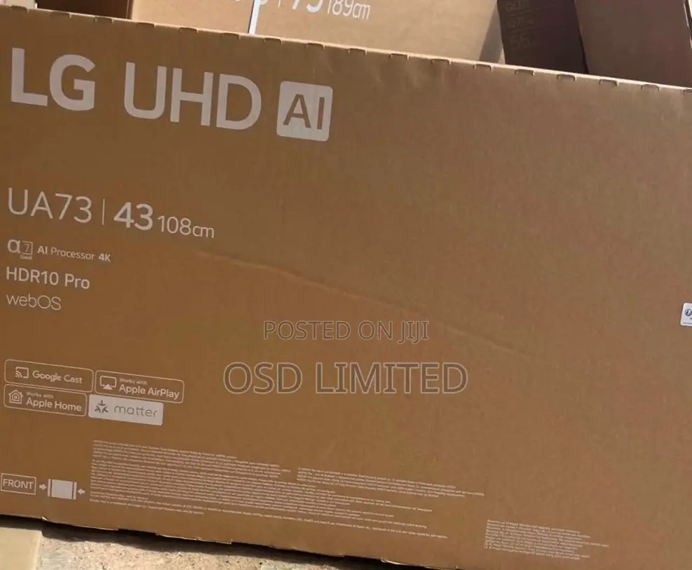 World Cup Promo Lg 43" Ua73003la Uhd Ai Ua73 Smart Tv 2025