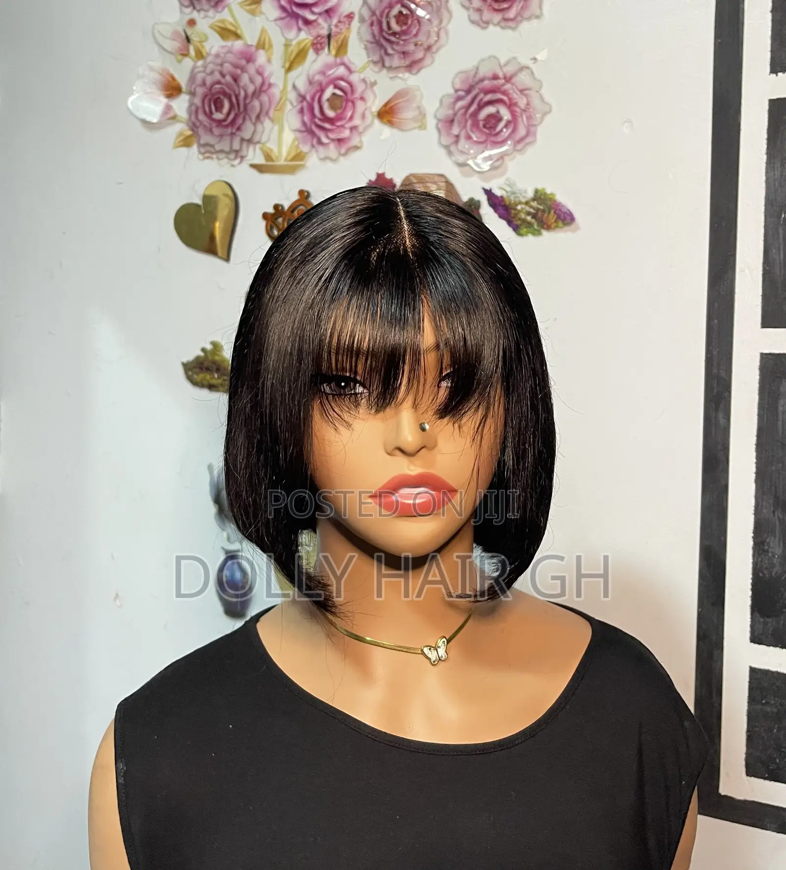 Closure Fringe Wig Cap