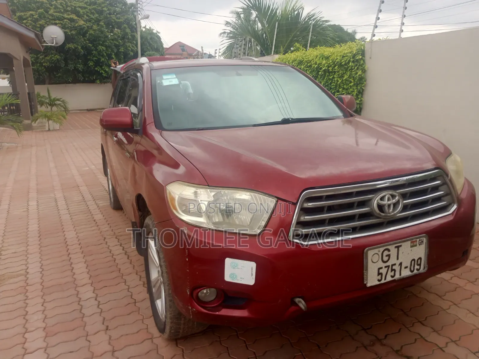 Toyota Highlander V6 2009 Beige