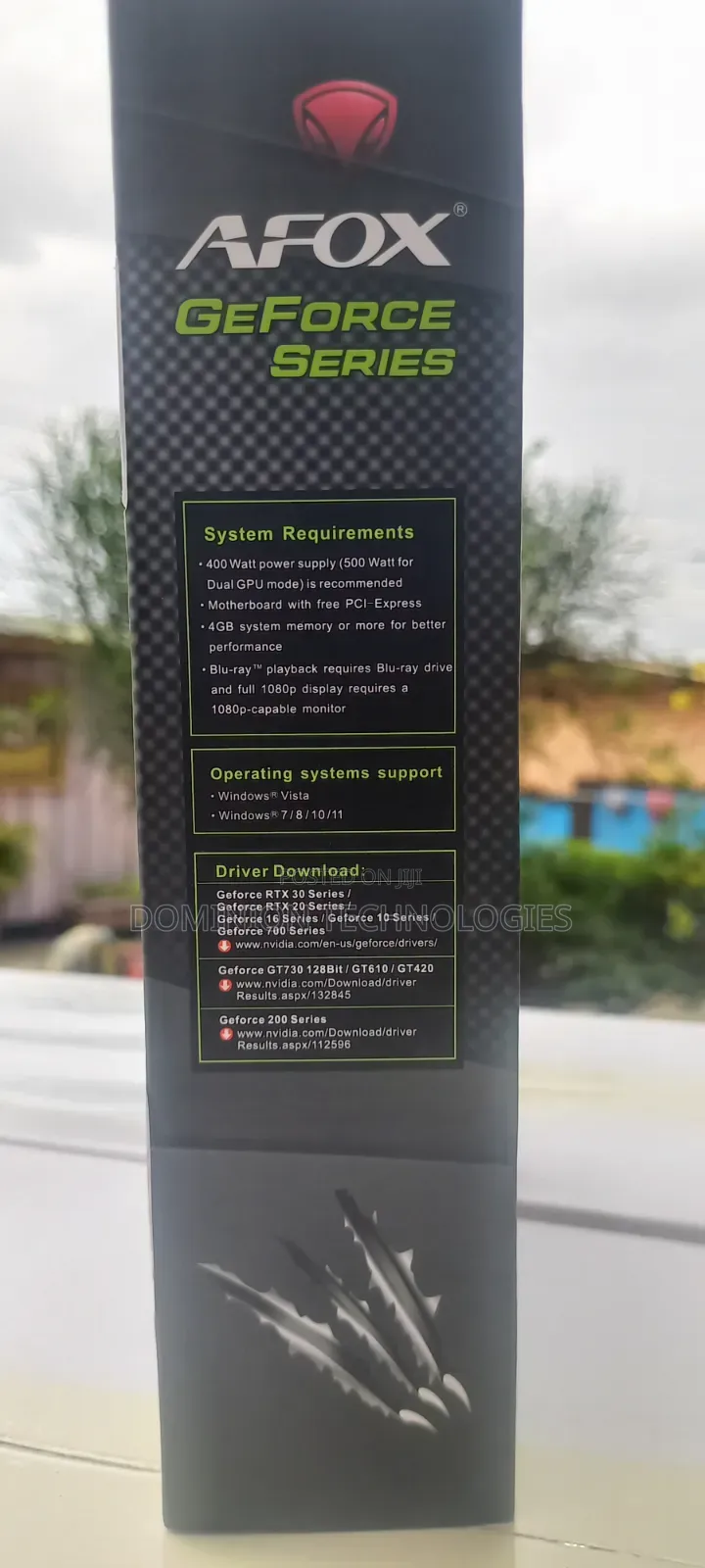 Afox Geforce Series Multimedia 3d Graphics Accelerator