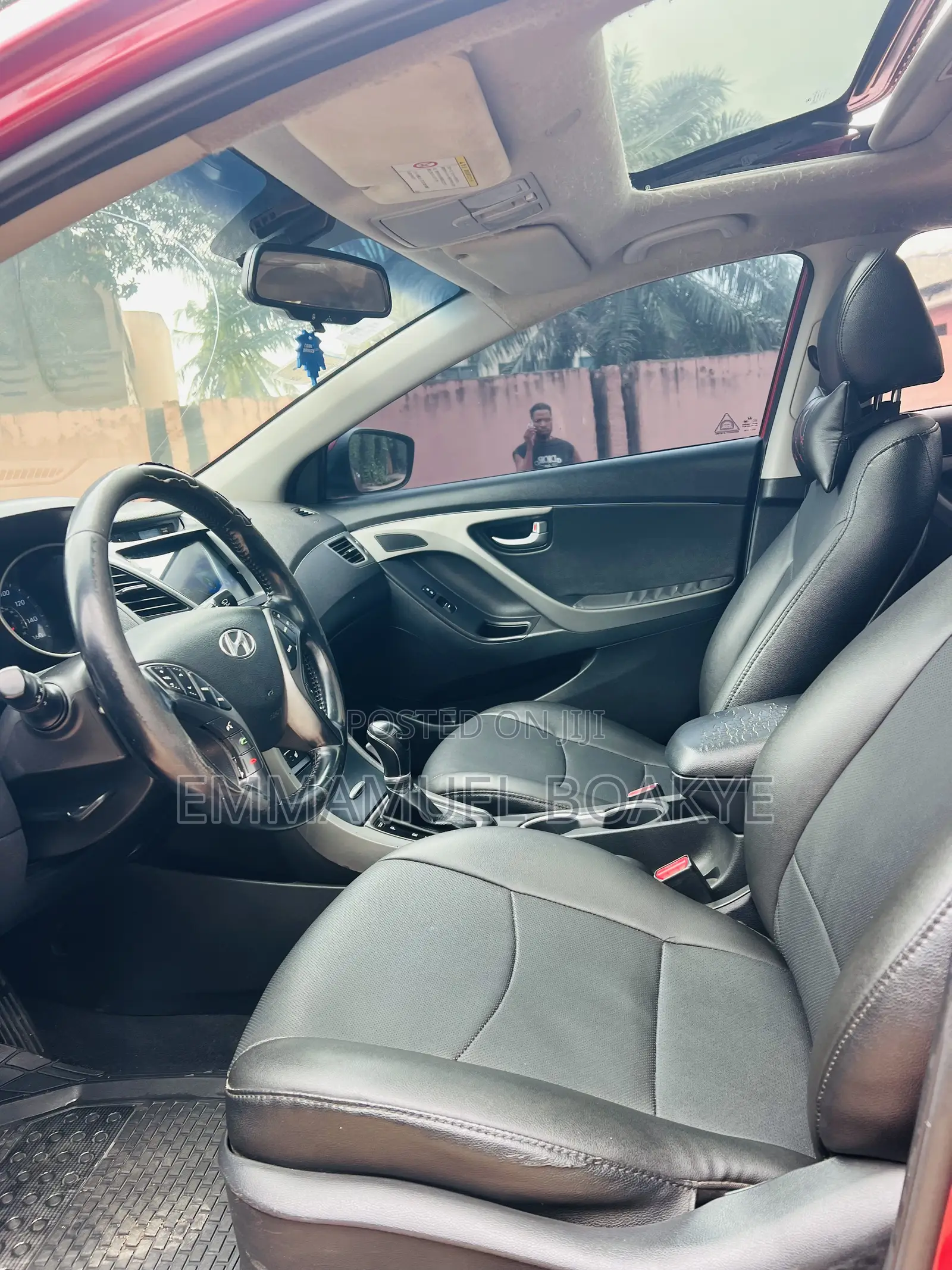Hyundai Elantra Limited PZEV 4dr Sedan (1.8L 4cyl 6A) 2015 Red