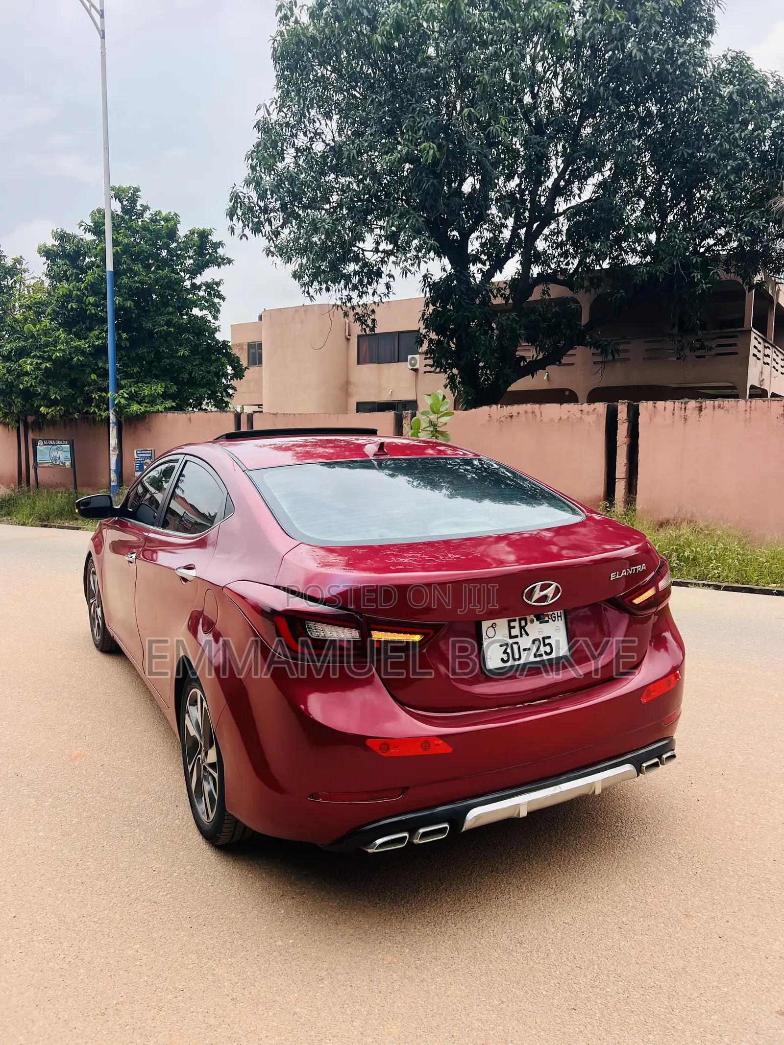 Hyundai Elantra Limited PZEV 4dr Sedan (1.8L 4cyl 6A) 2015 Red