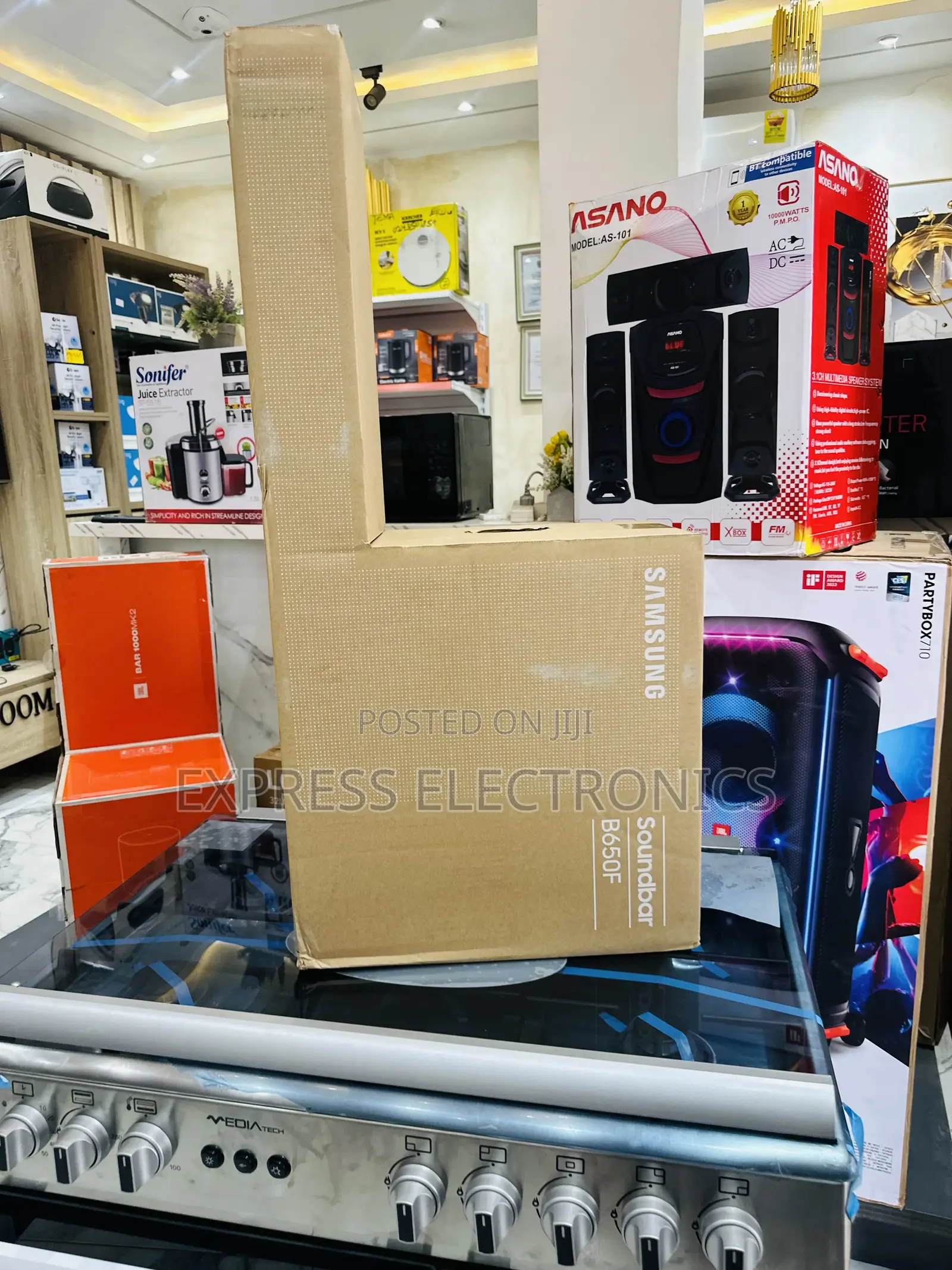 Grab the New Black B650f. 380w Samsung Soundbar