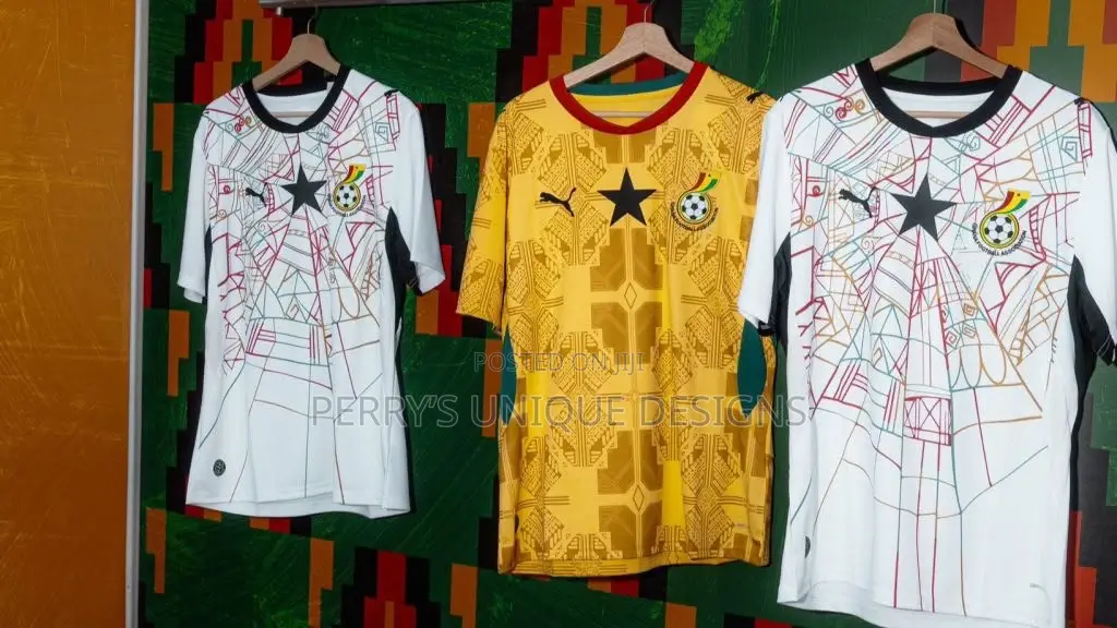 Puma Ghana Black Stars 2026 World Cup Away Jersey With Customization