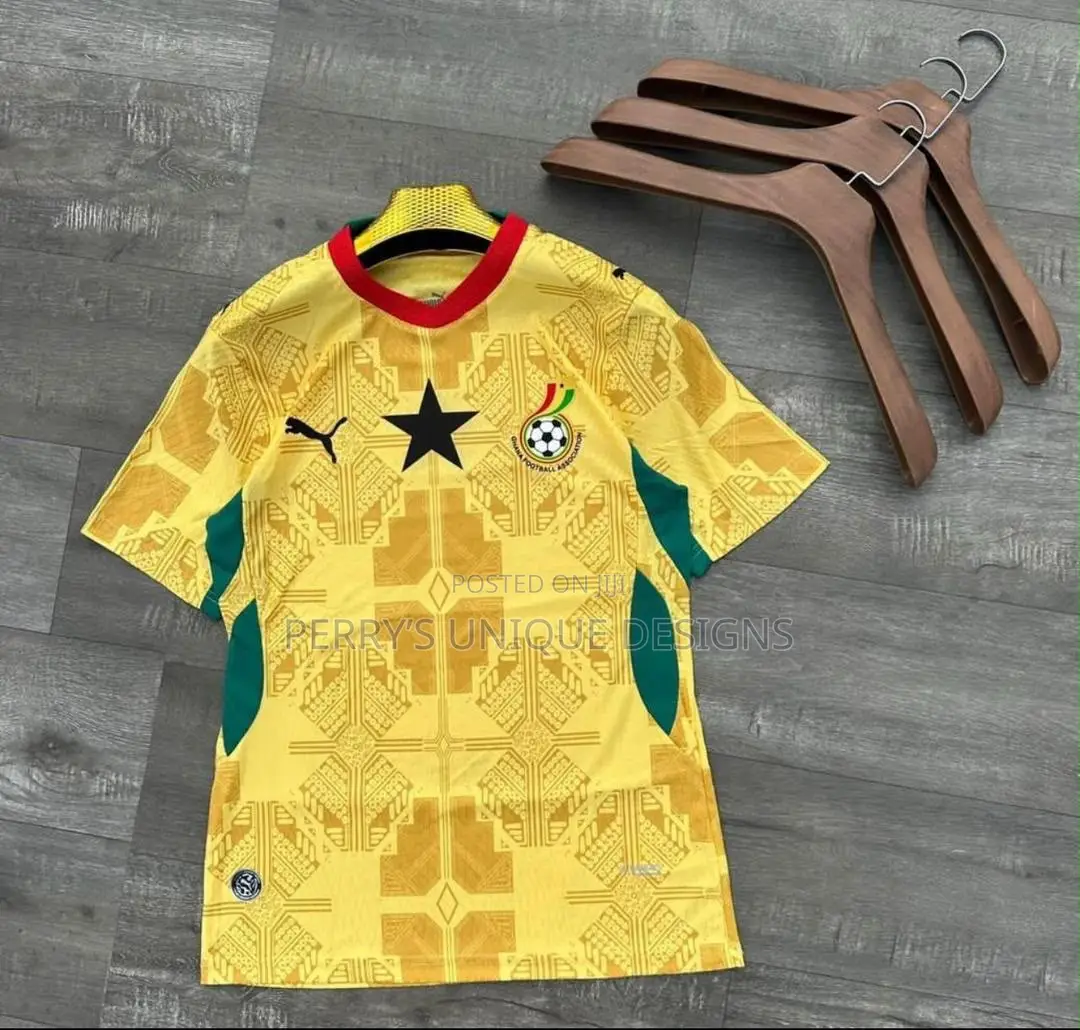 Puma Ghana Black Stars 2026 World Cup Away Jersey With Customization