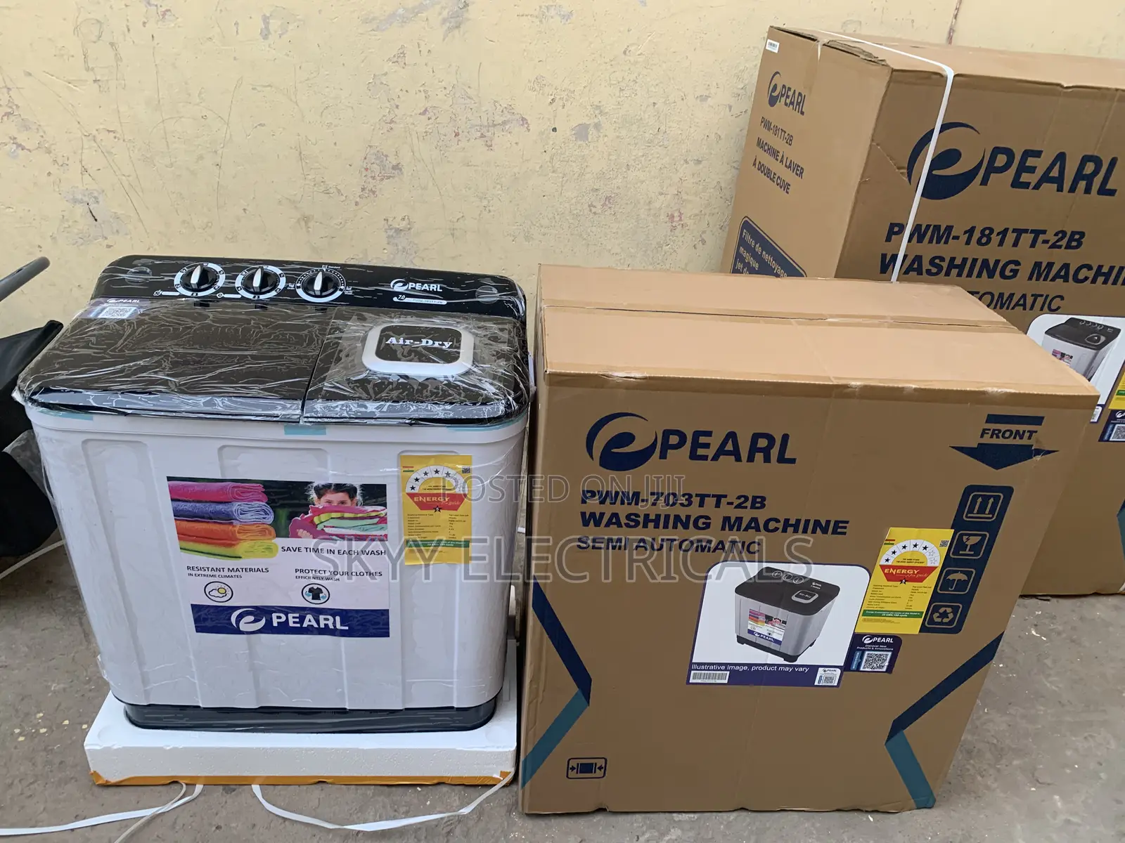 Massive Pearl 7kg Twintub Semi Auto Washing Machine