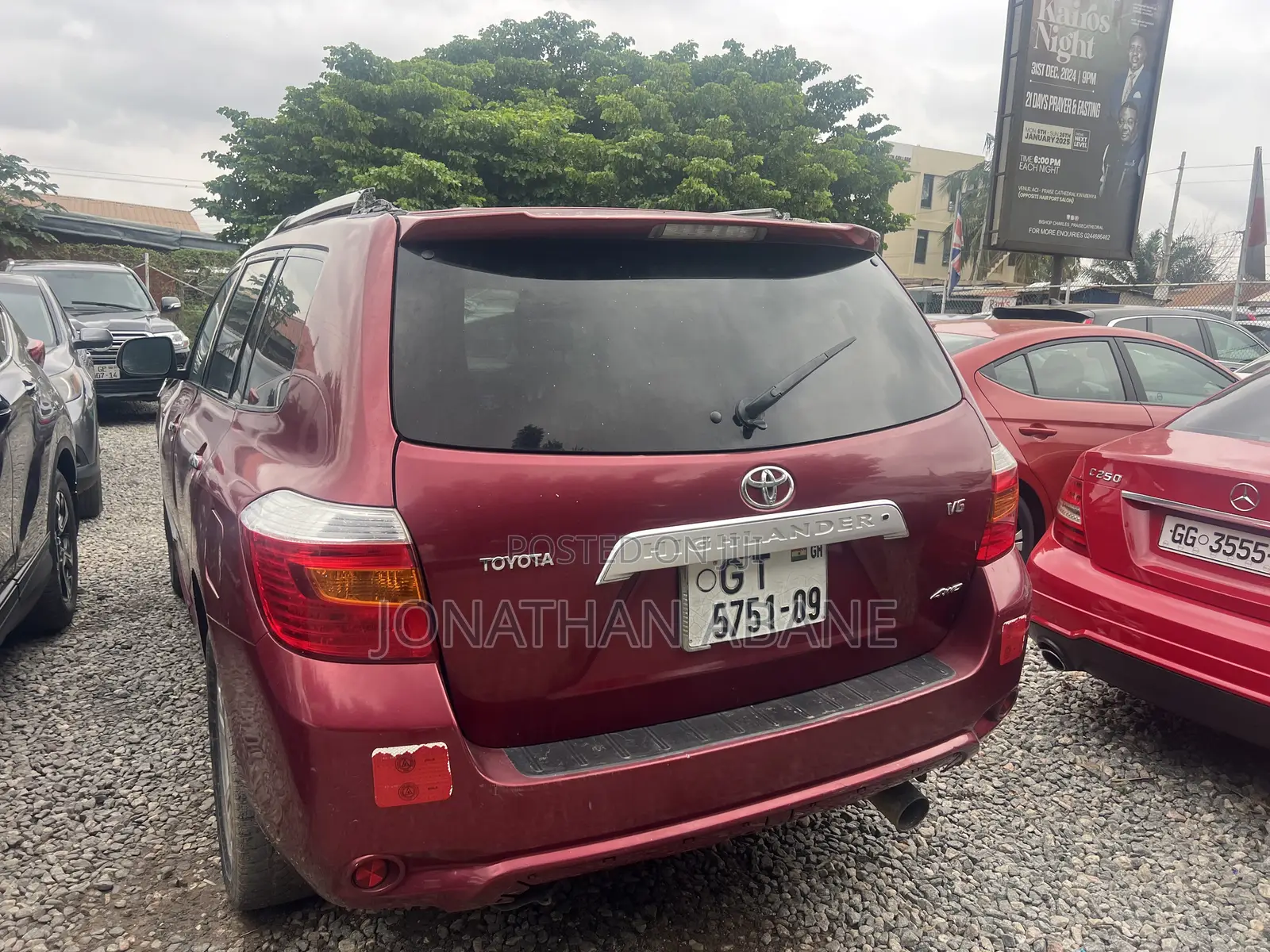 Toyota Highlander 2009 Burgundy