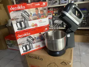 Decakila 5 Speed Stand Mixer(3.5l),Easy Popping Button Control