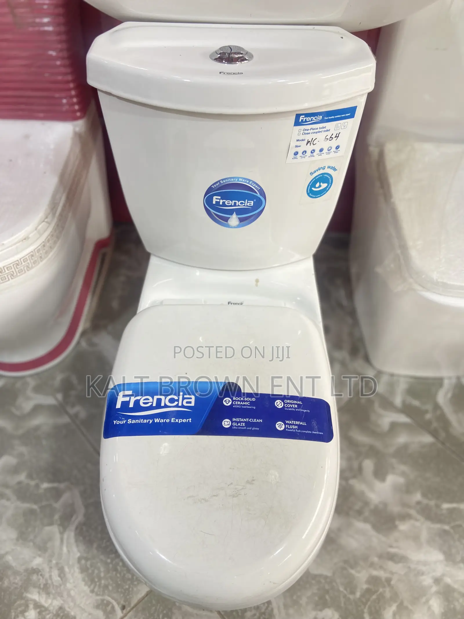 Frencia Ceramic Water Closet (Wc) – Complete Toilet Cistern