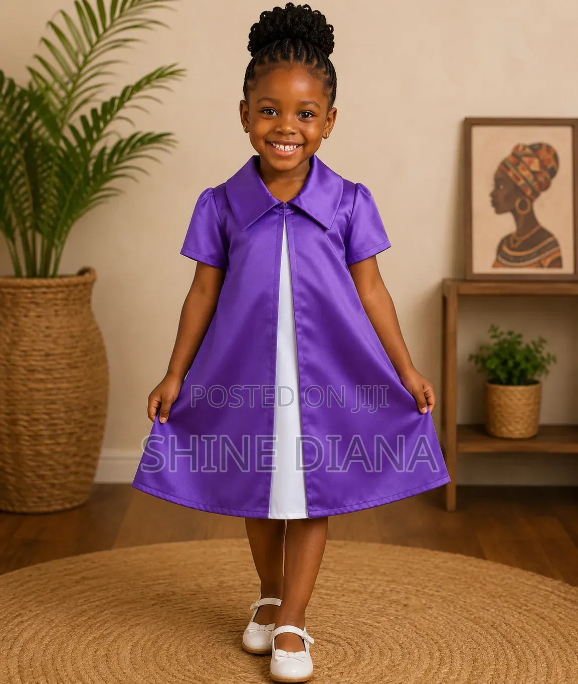 Children's African Dresses. 5 - 7 Years