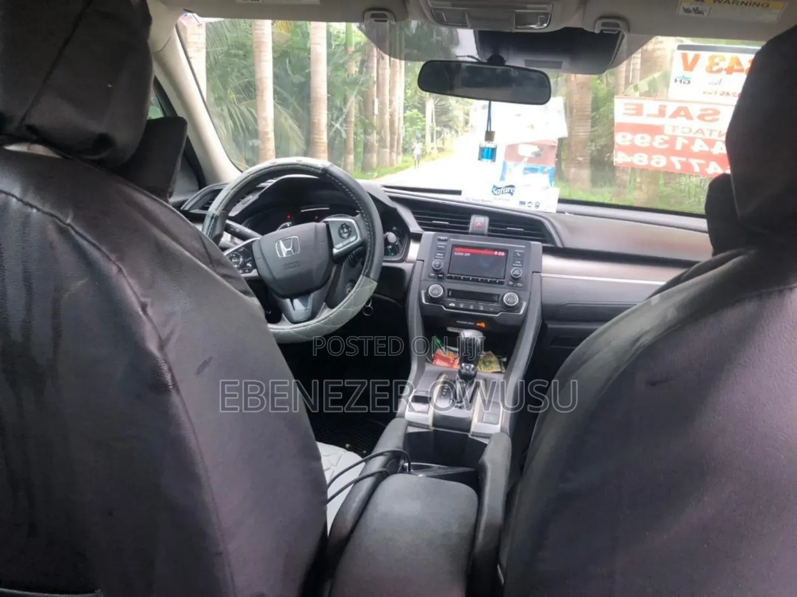 Honda Civic LX Sedan 2019 Matt Black