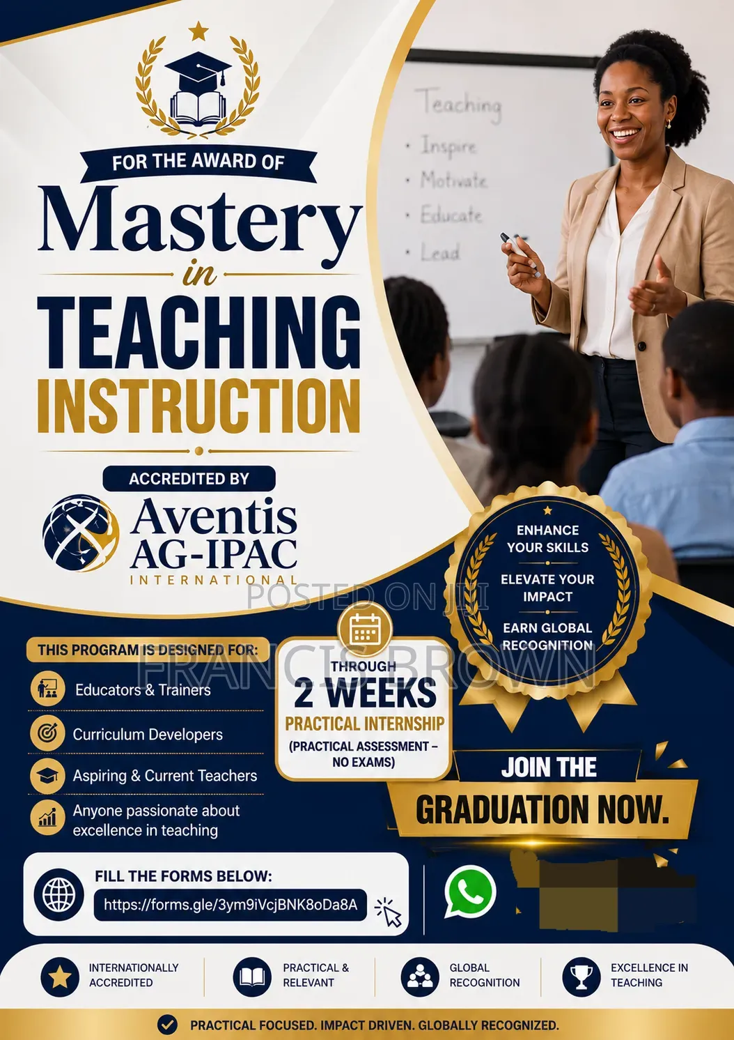 Training in Teaching Instruction