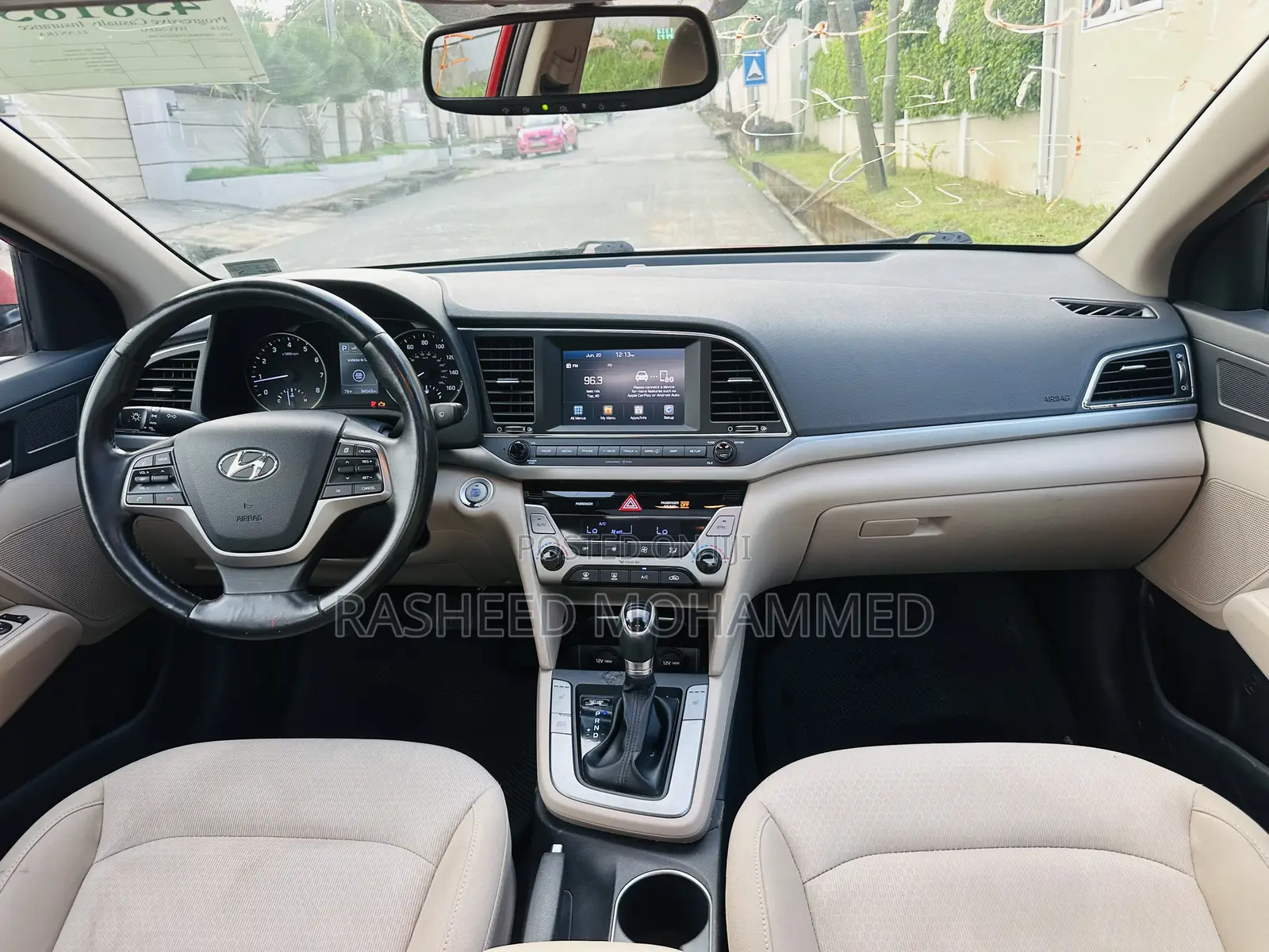 Hyundai Elantra Limited 2018 Red