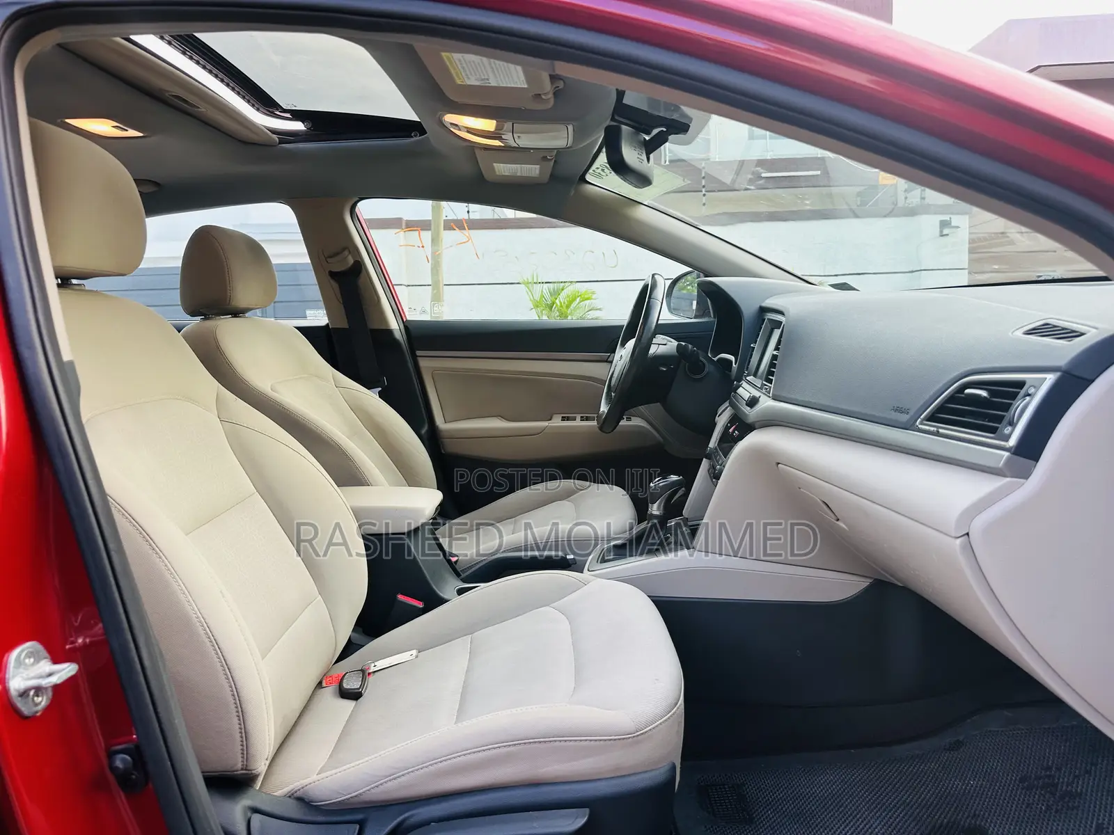 Hyundai Elantra Limited 2018 Red