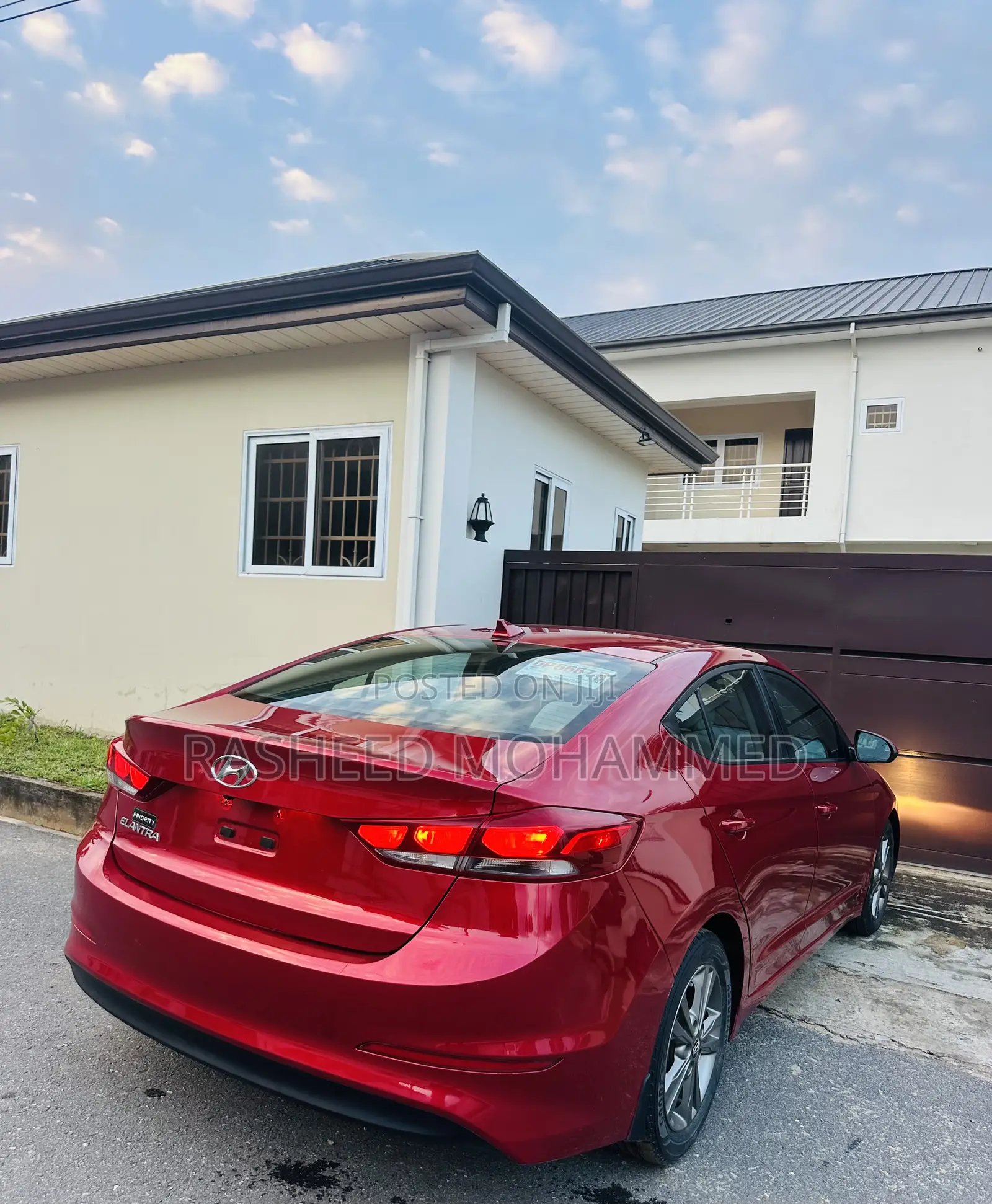 Hyundai Elantra Limited 2018 Red