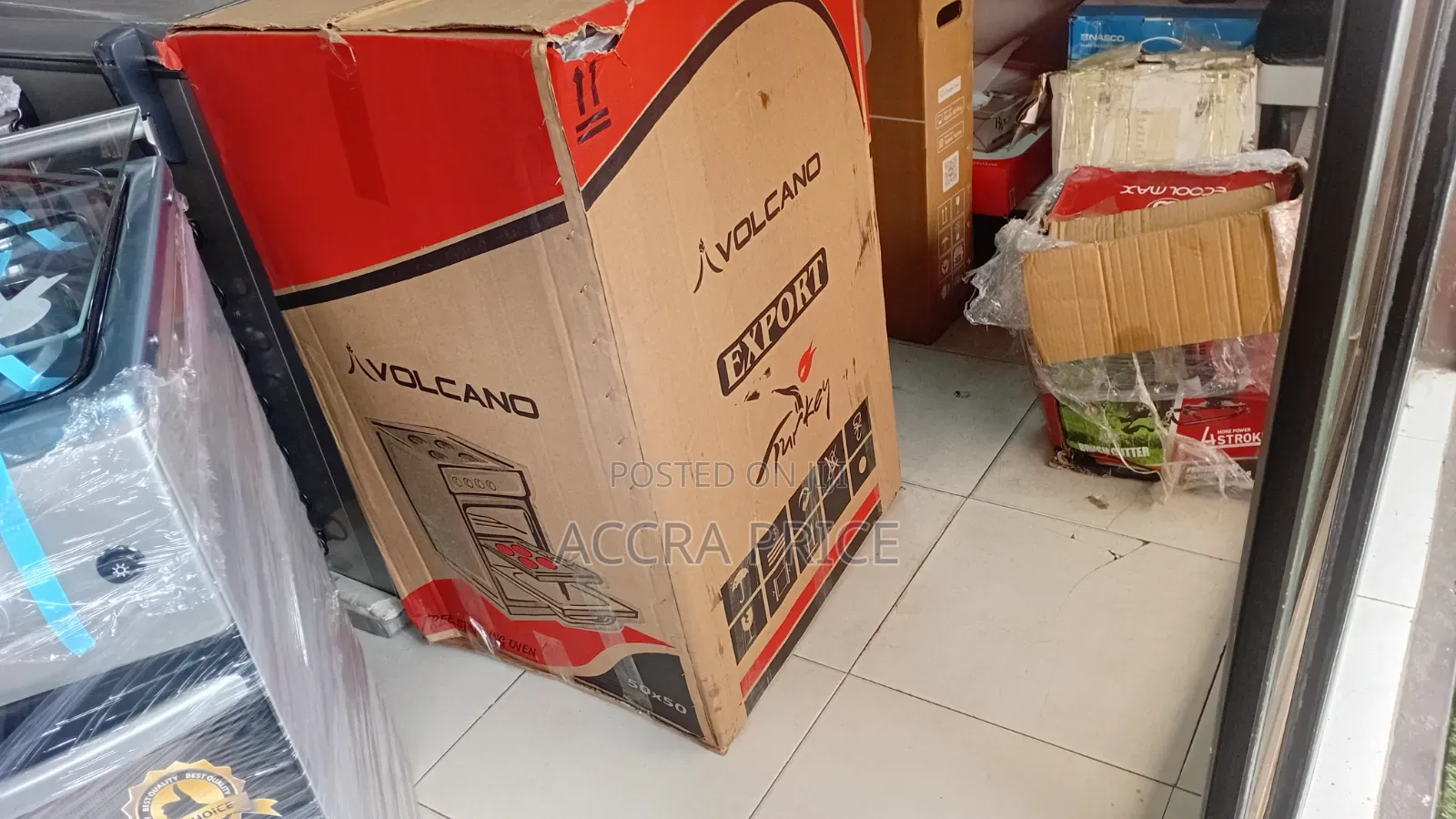 Volcano 4 Burner Kitchen Gas Cooker