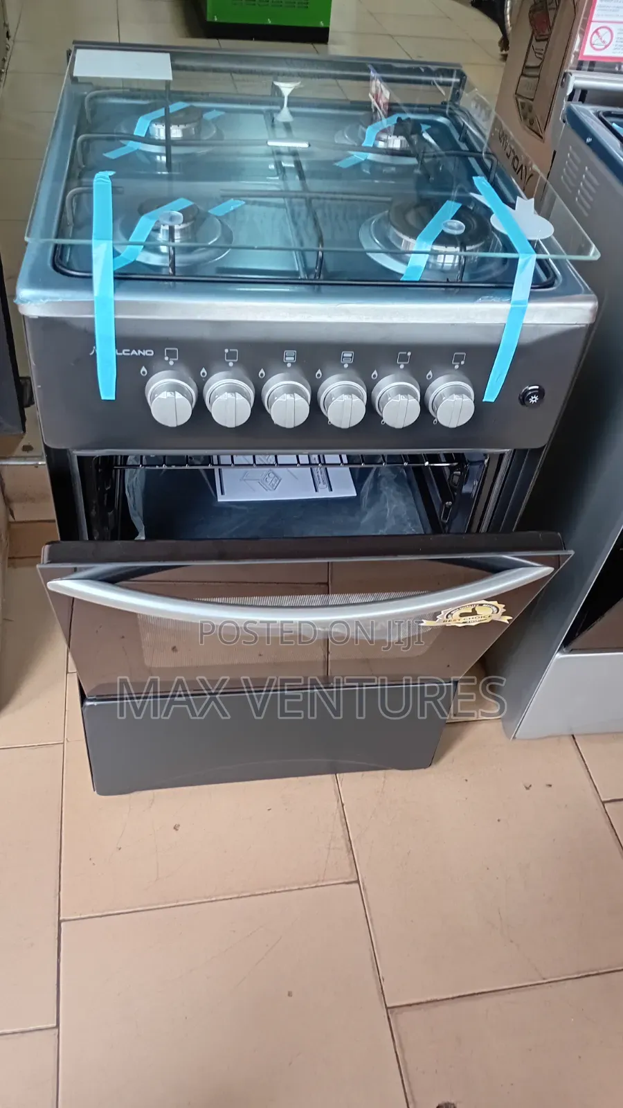 Brand New Volcano 4 Burner Gas Cooker – Oven Included 4gas