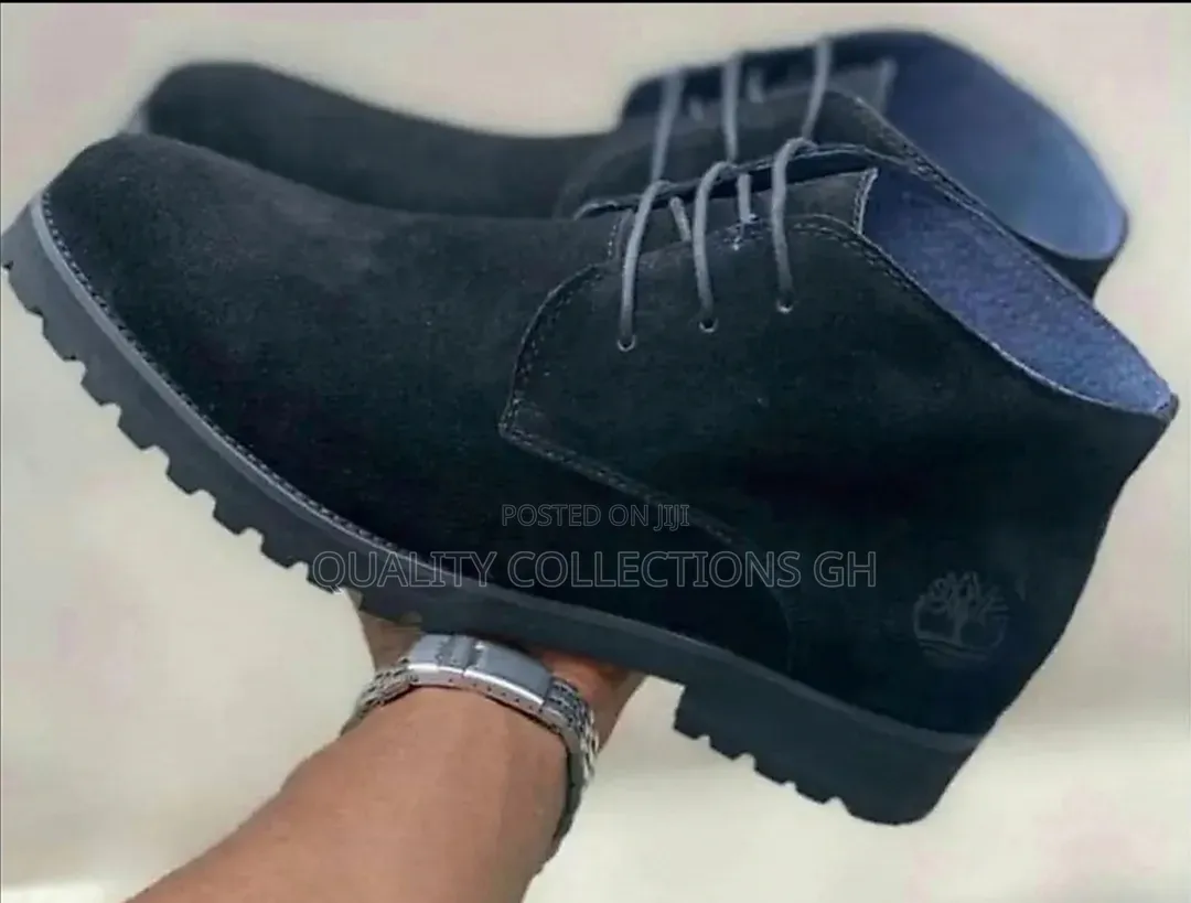 Black Suede Timberland Boots