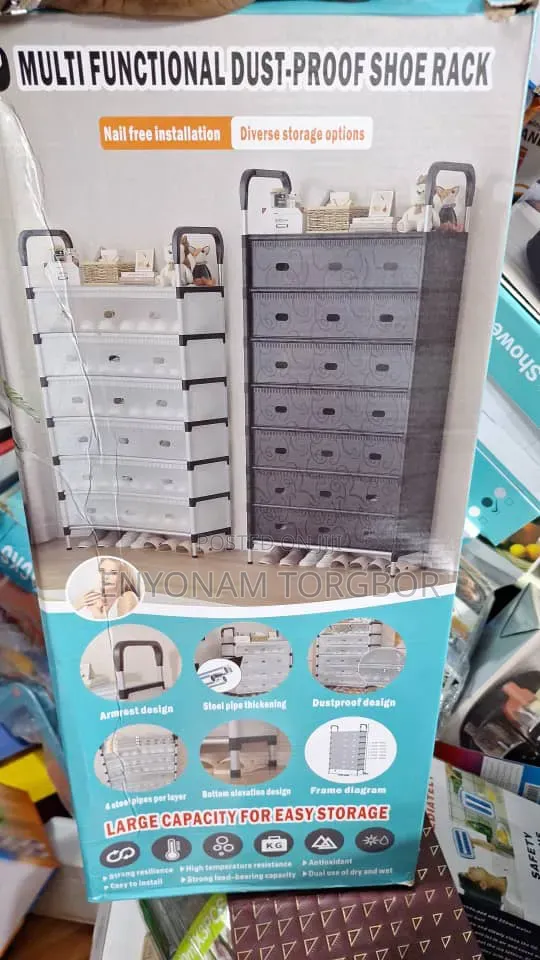 Dust Proof Shoe Rack