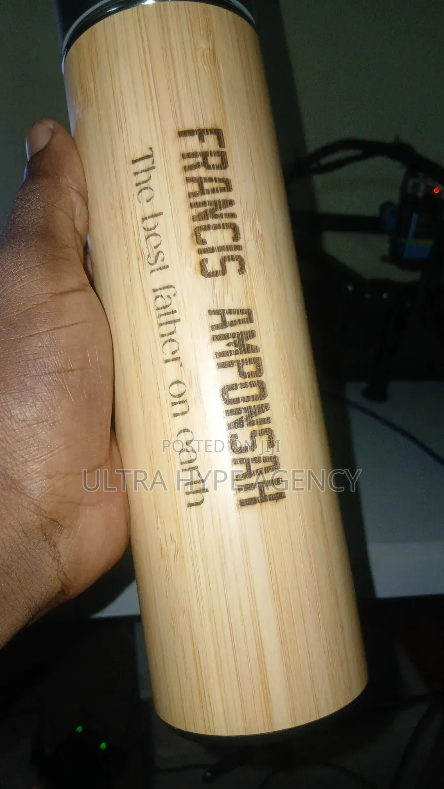 Wooden Cup Engraving