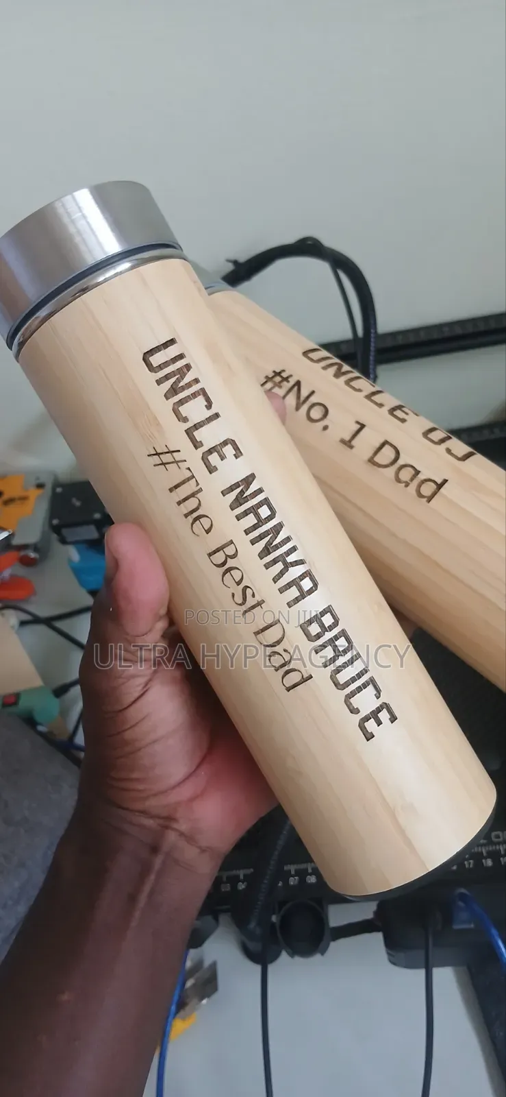 Wooden Cup Engraving
