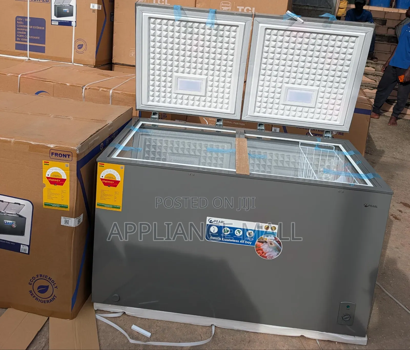 Pearl Freezer 350l Double Door