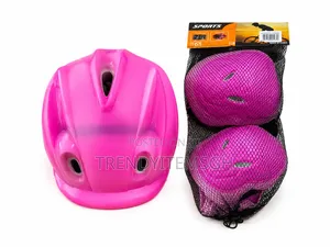 Adjustable Kids Helmet With Knee Elbow Wrist Pad