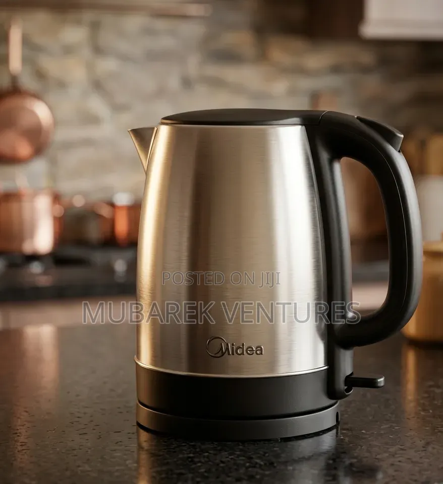Midea Electric Kettle Stainless Steel 1.7ltrs