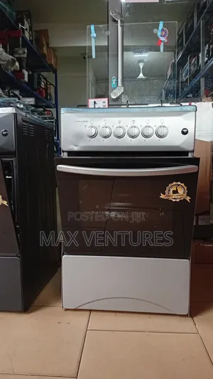 Volcano 50×50 4gas Burner +Oven and Grill Gray and Black Stainless