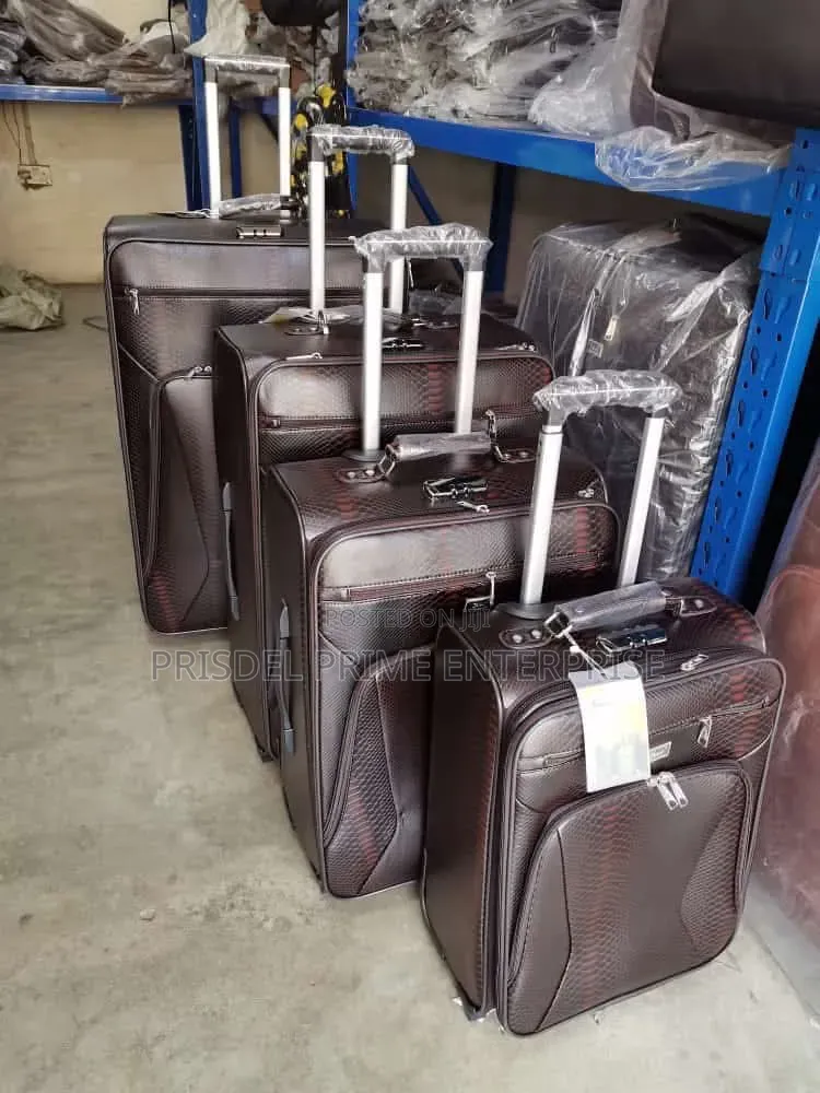 4pieces Leather Suitcase Set