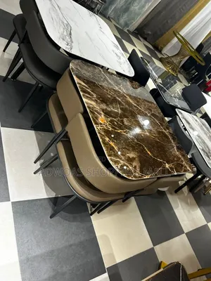 4 Seater Marble Dining Set
