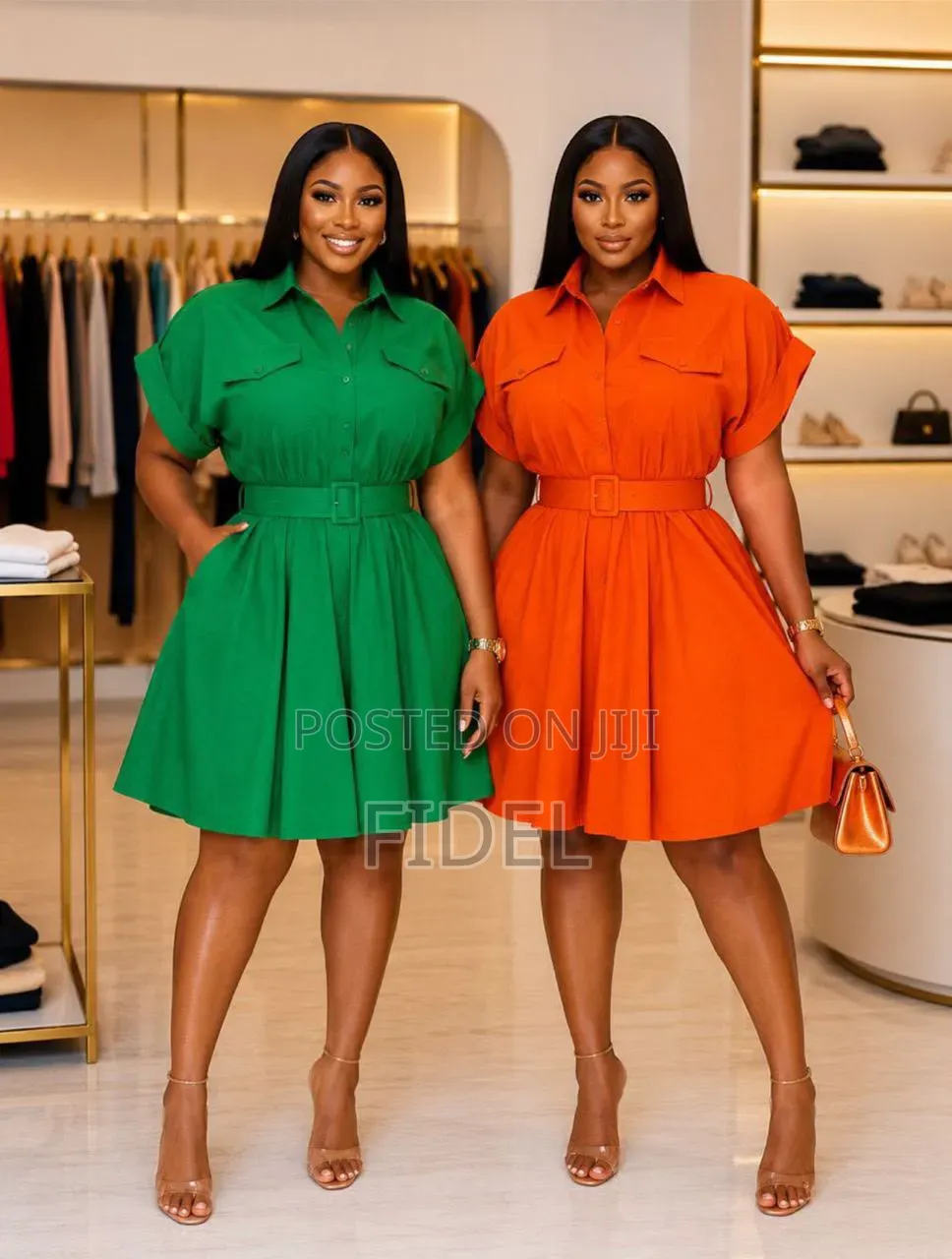Elegant Polycotton Corporate Dresses