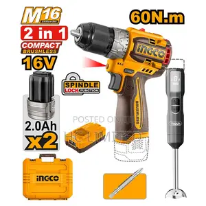 Ingco 16v Drill + Cordless Blender Combo - Ckli1628