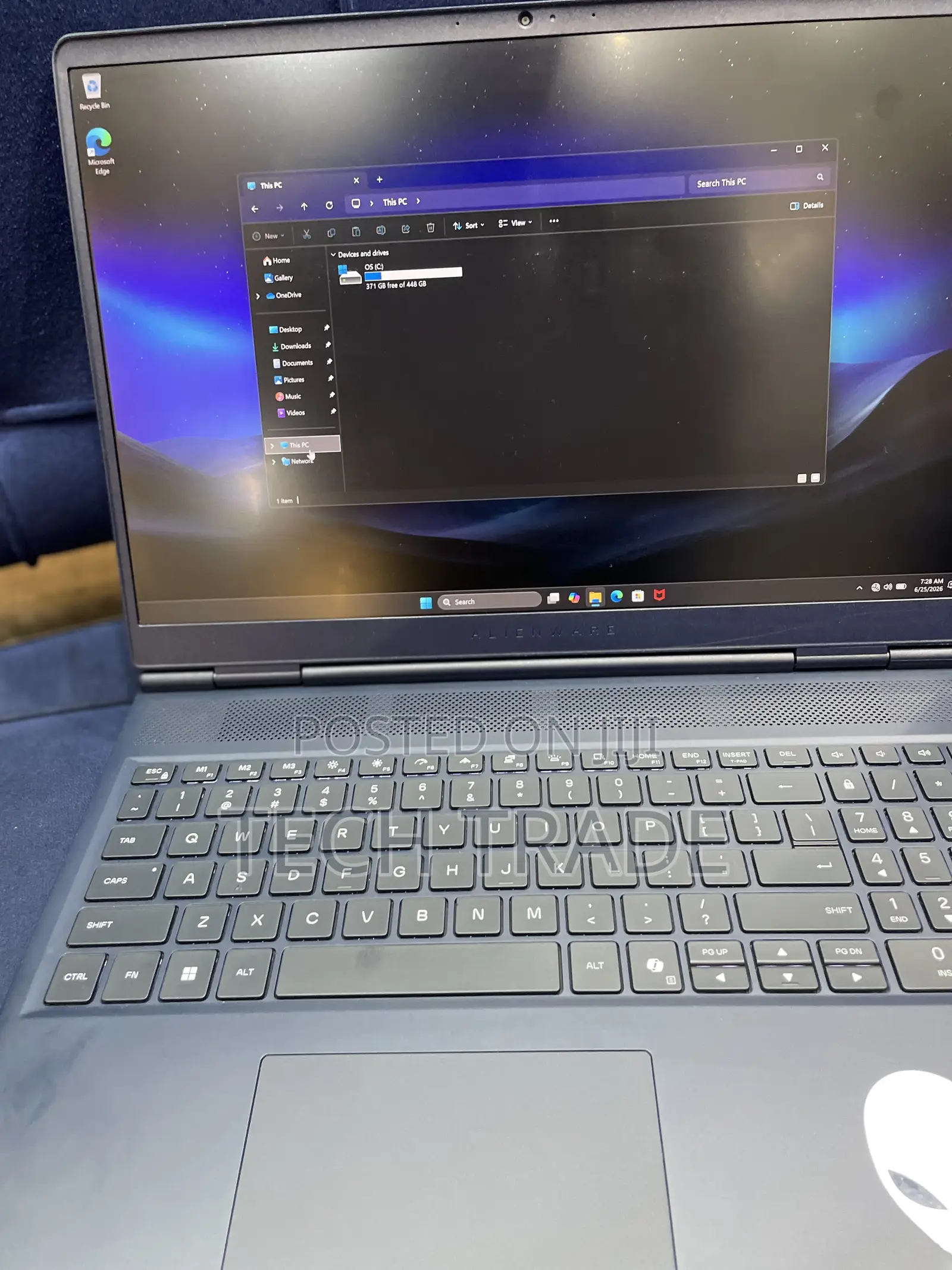 Laptop Alienware 16 Aurora 16GB Intel Core 7 SSD 512GB