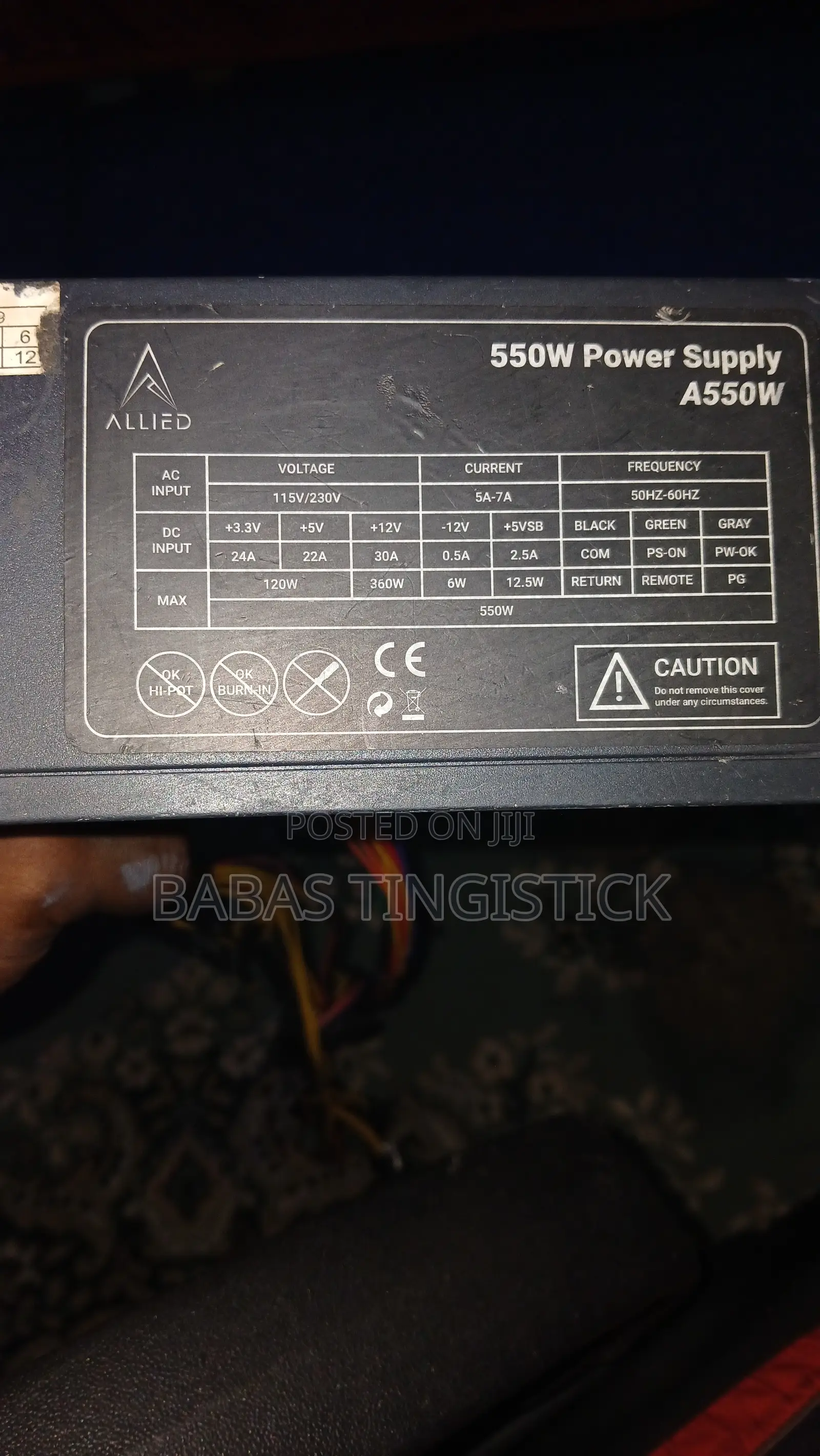 Power Supply 550watts