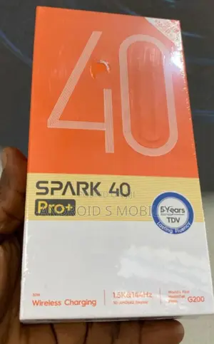 New Tecno Spark 40 Pro+ 256 GB Black