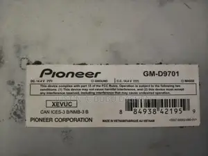 Pioneer Gm-D9701 2400w Mono Class-D Subwoofer Amplifier