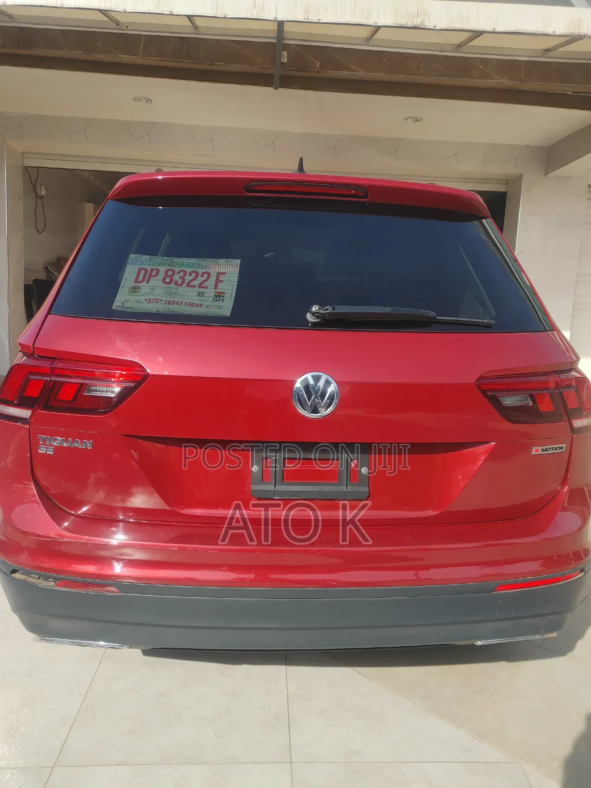 Volkswagen Tiguan 2.0T SEL AWD 4MOTION 2019 Red