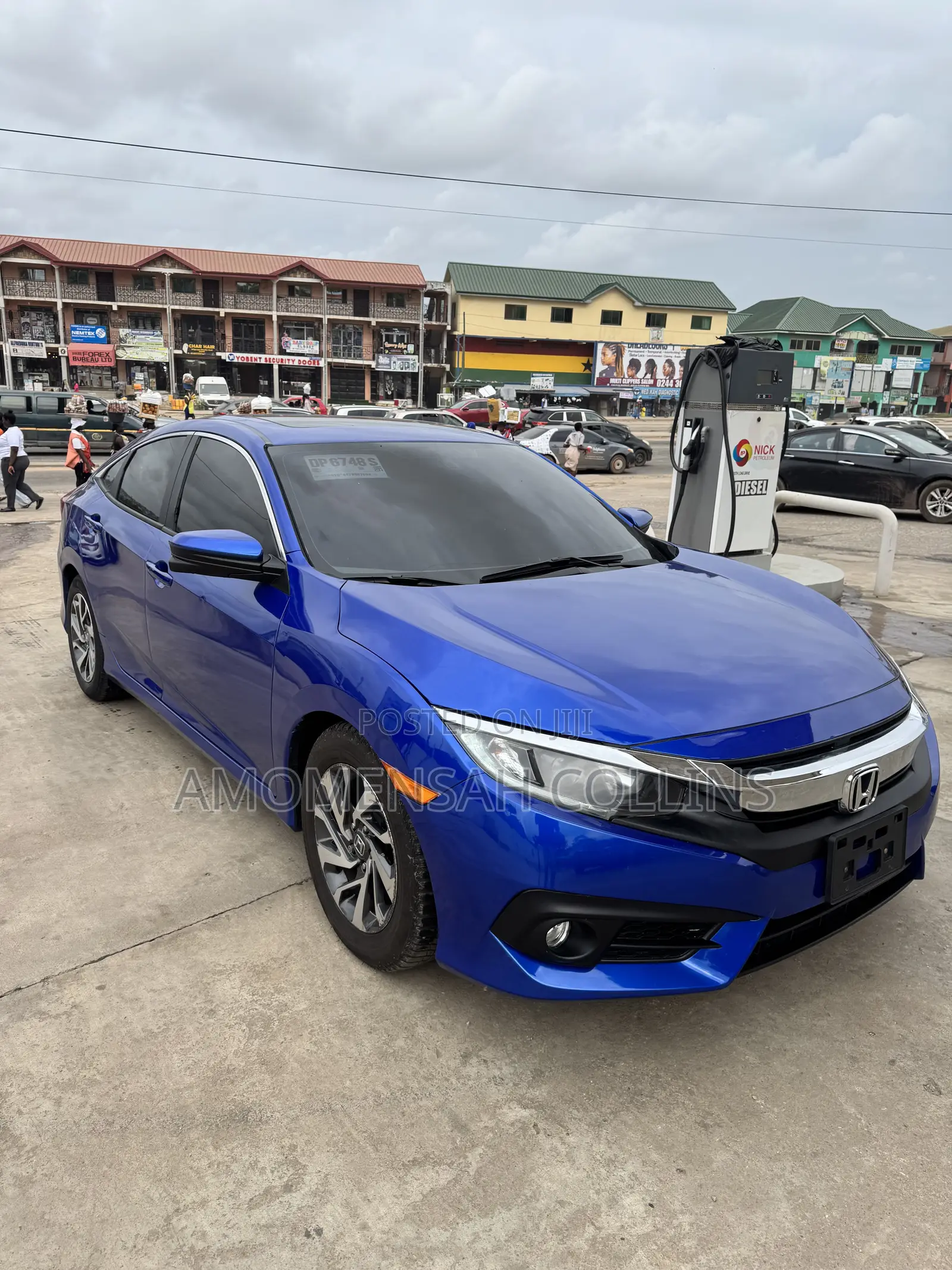 Honda Civic EX 4dr Sedan (2.0L 4cyl) 2017 Blue