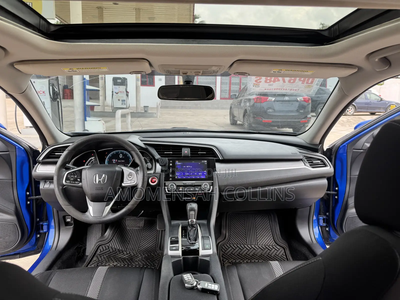 Honda Civic EX 4dr Sedan (2.0L 4cyl) 2017 Blue