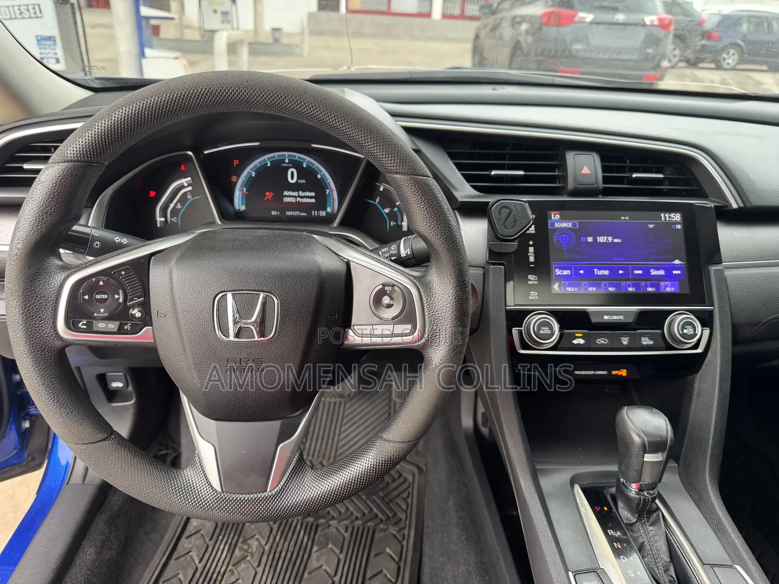 Honda Civic EX 4dr Sedan (2.0L 4cyl) 2017 Blue