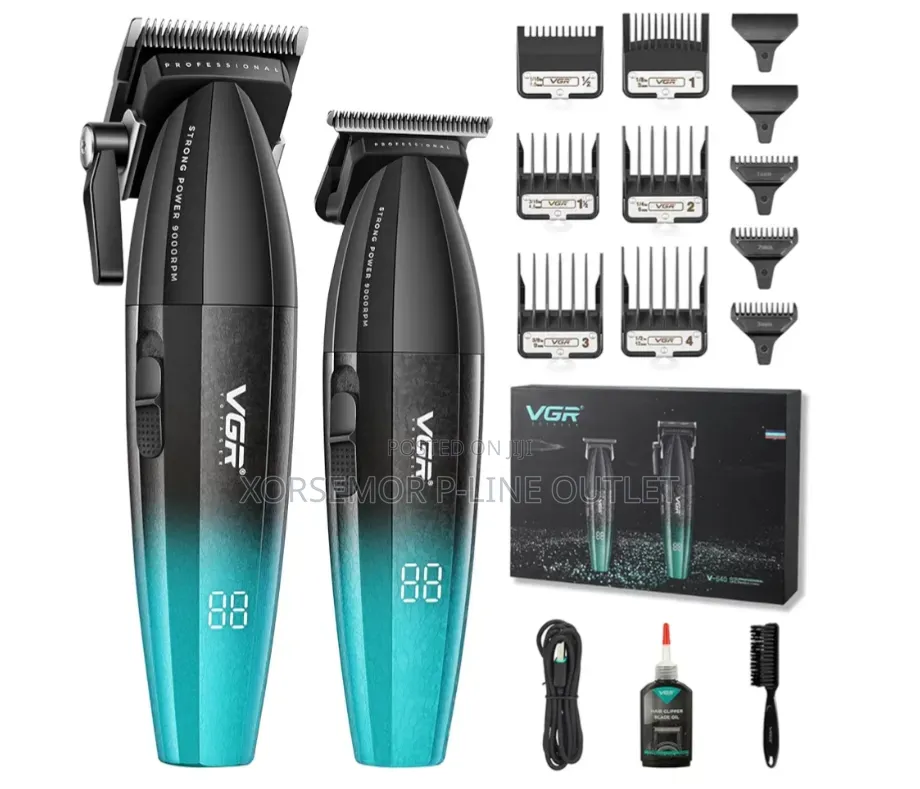 VGR 640 Professional Hair Clipper Cordless Trimmer Trimmer Set,