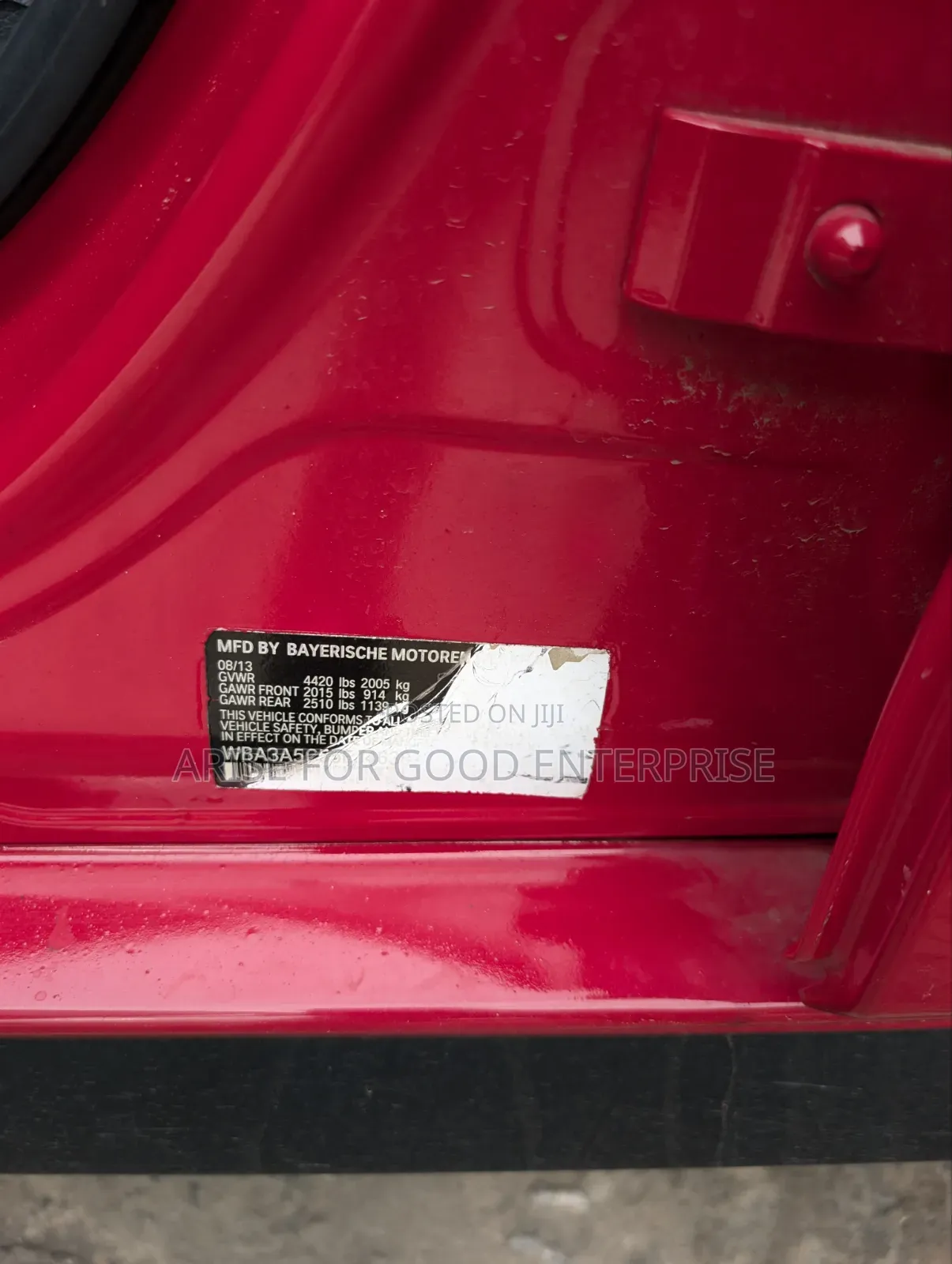 BMW 3 Series 328i RWD 2014 Red