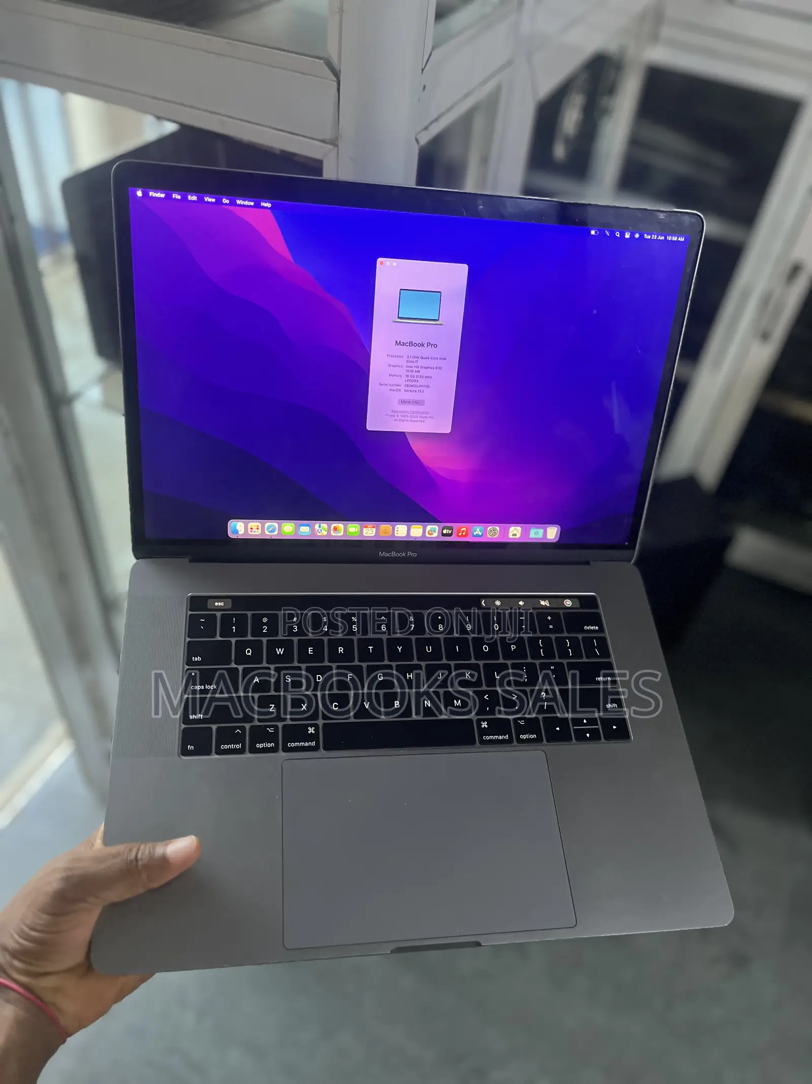 Laptop Apple MacBook Pro 2017 16GB Intel Core i7 SSD 512GB