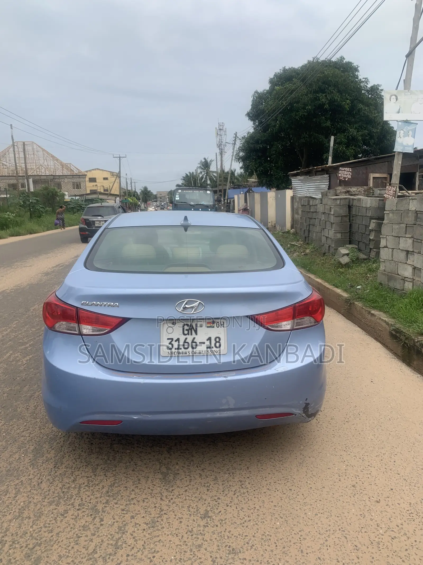 Hyundai Elantra GLS Sedan FWD (1.8L 4cyl 6A) 2013 Blue