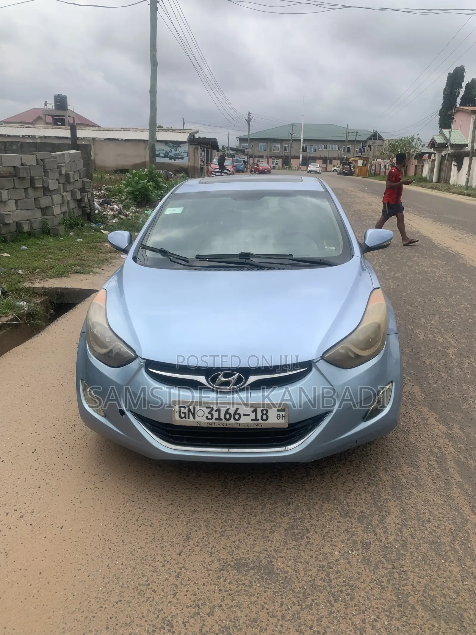 Hyundai Elantra GLS Sedan FWD (1.8L 4cyl 6A) 2013 Blue